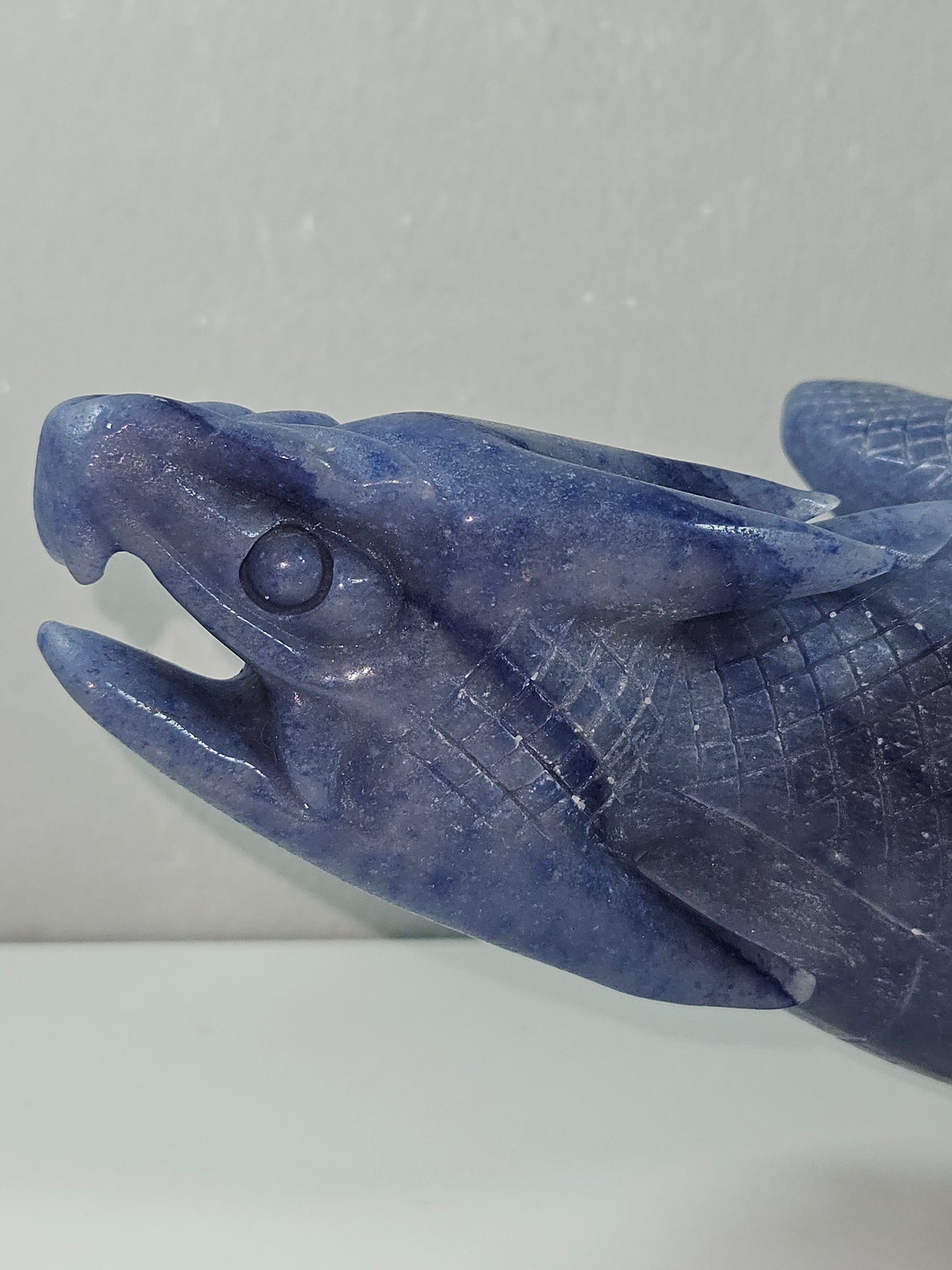Blauwe aventurijn draak