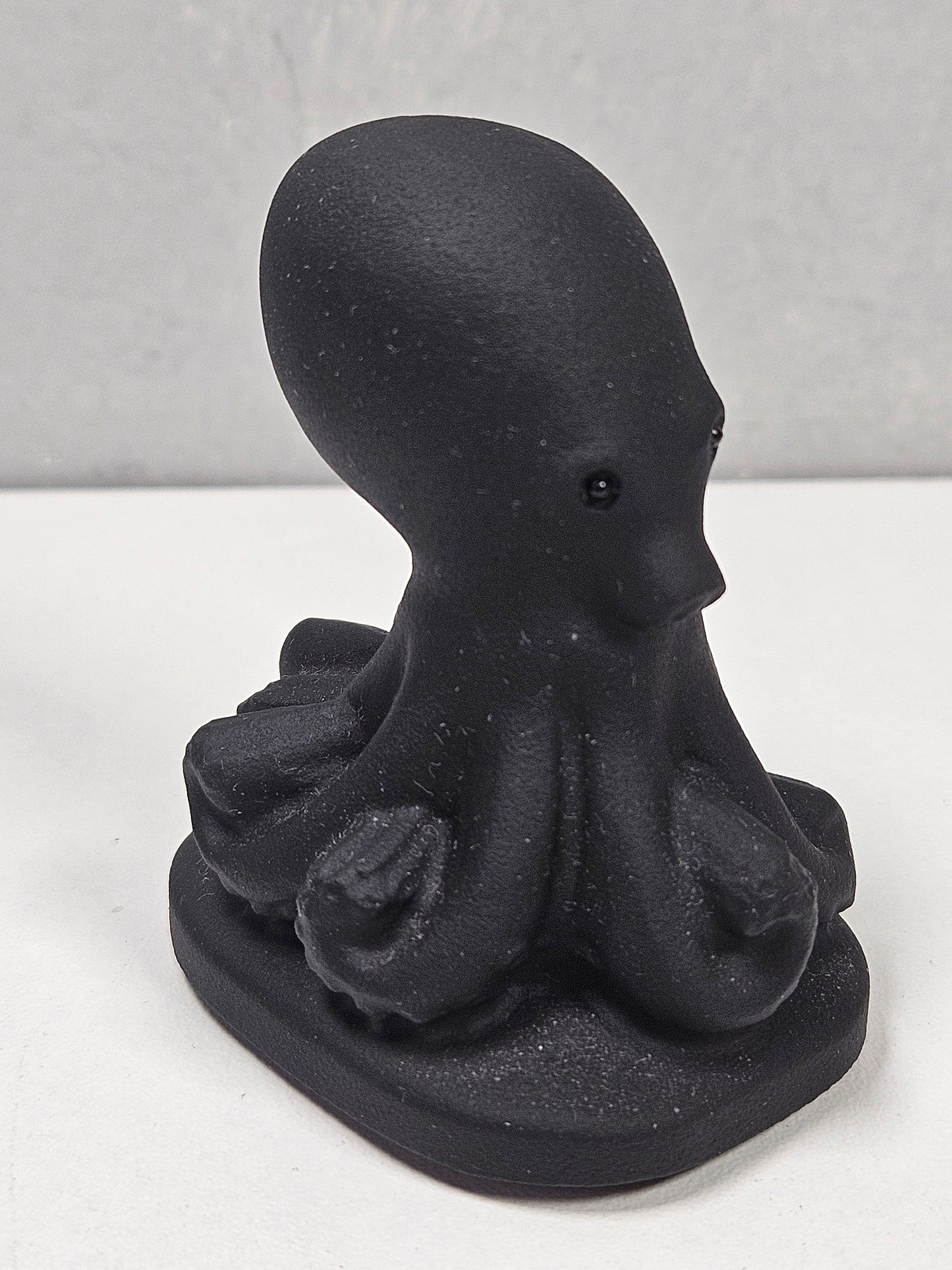 Zwarte obsidiaan octopus