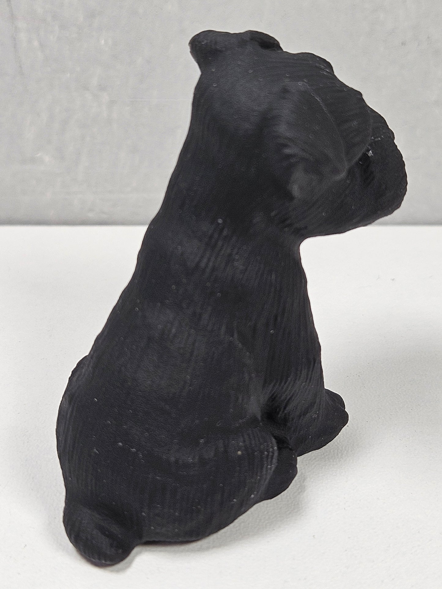 Zwarte obsidiaan Schnauzer