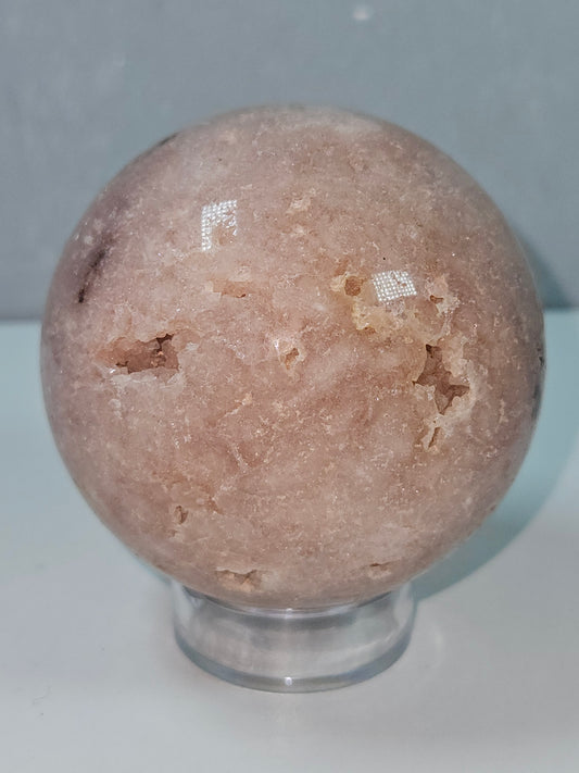 Roze amethist bol 308 gram