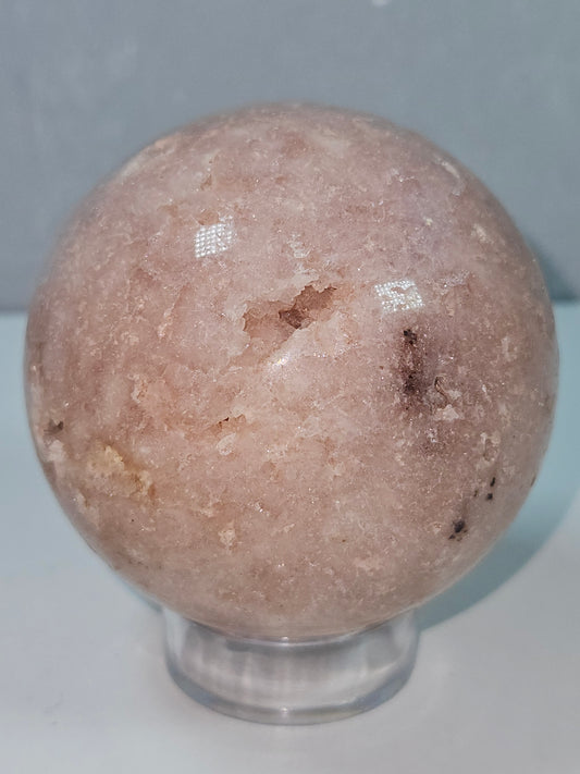 Roze amethist bol 308 gram