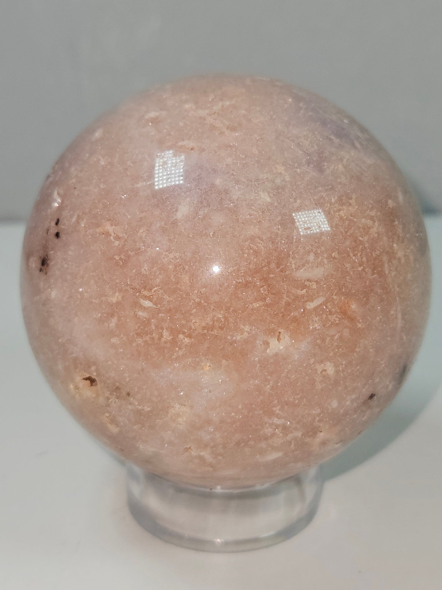 Roze amethist bol 308 gram