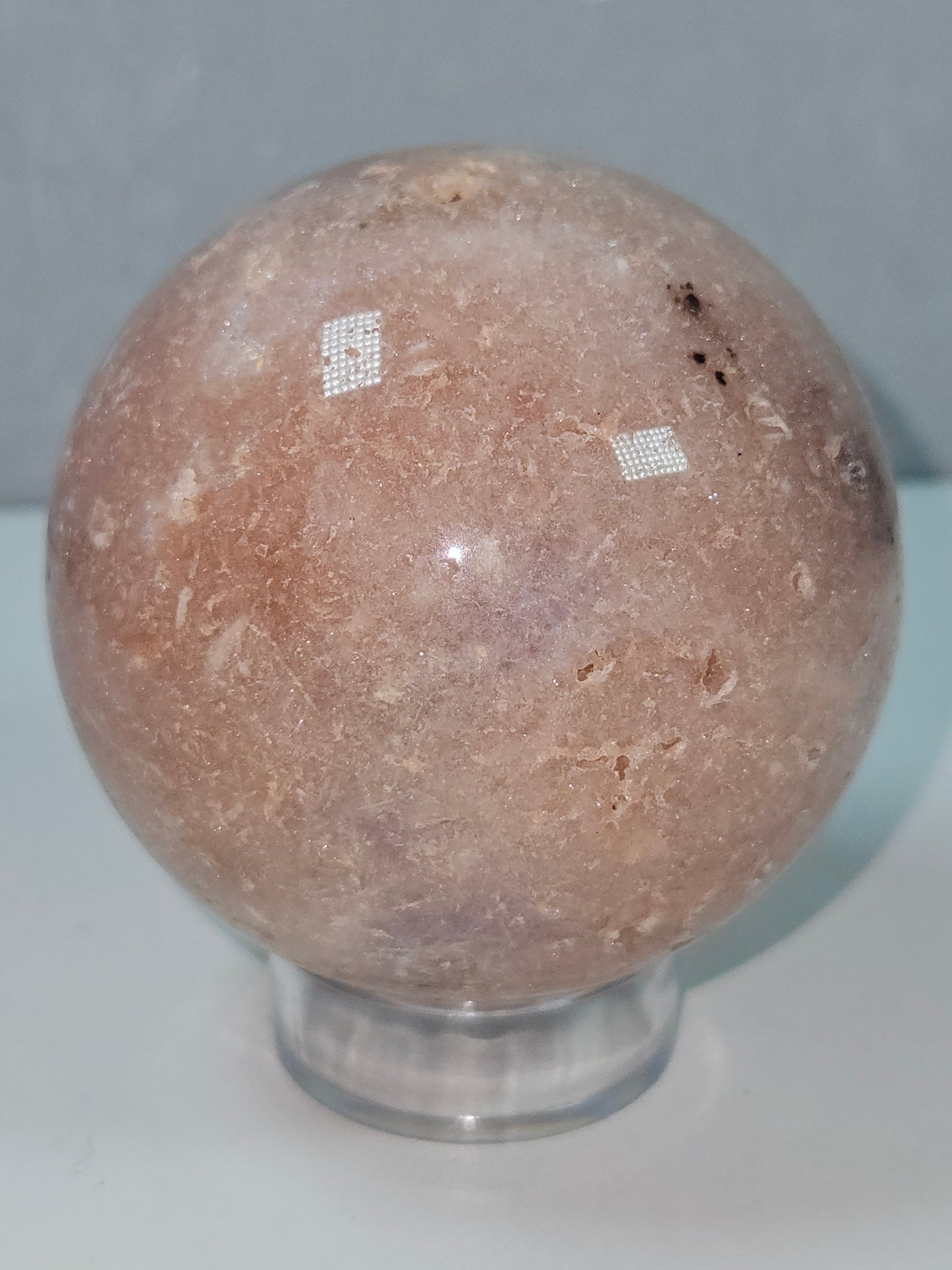 Roze amethist bol 308 gram