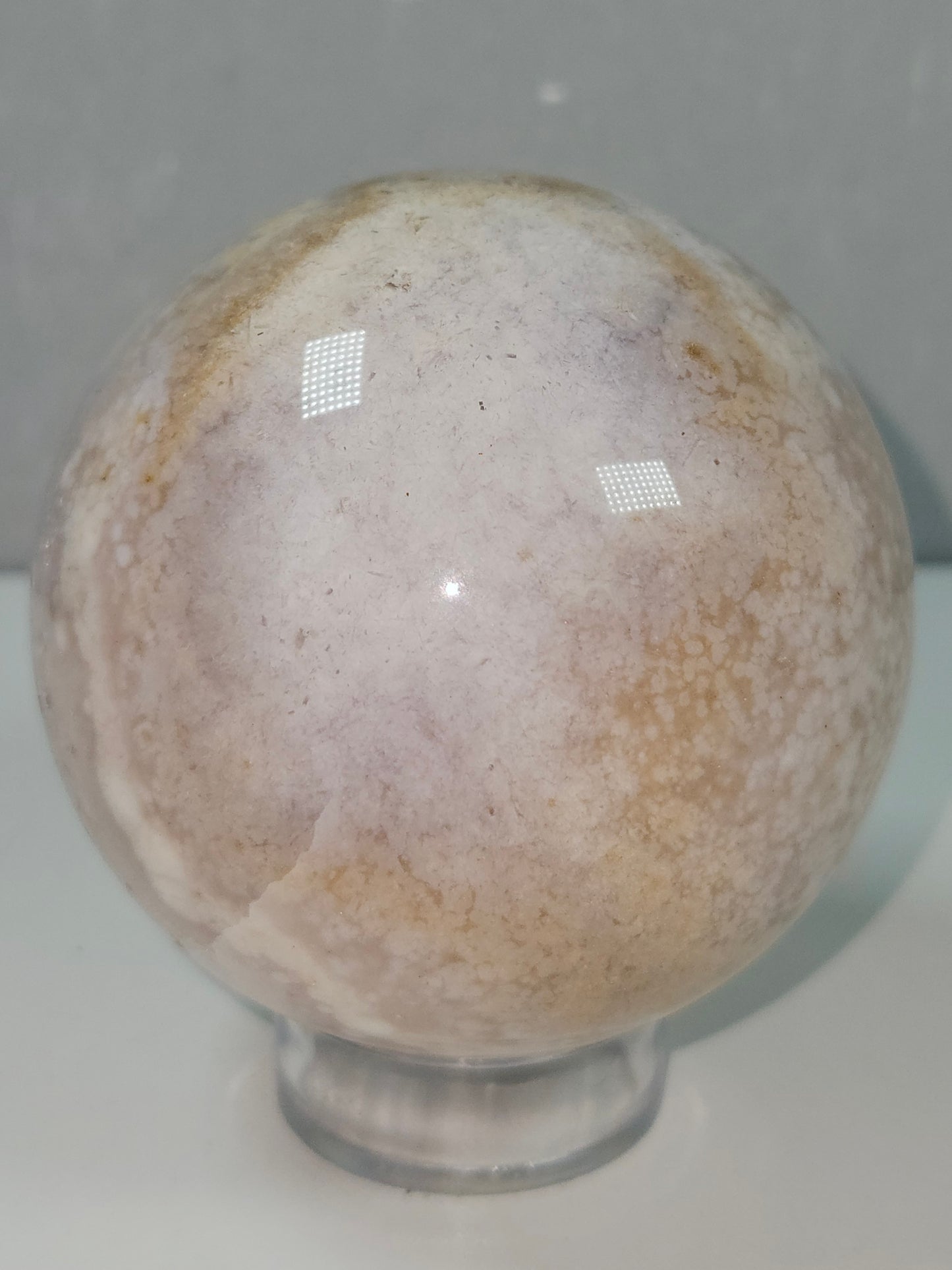 Roze amethist bol 414 gram