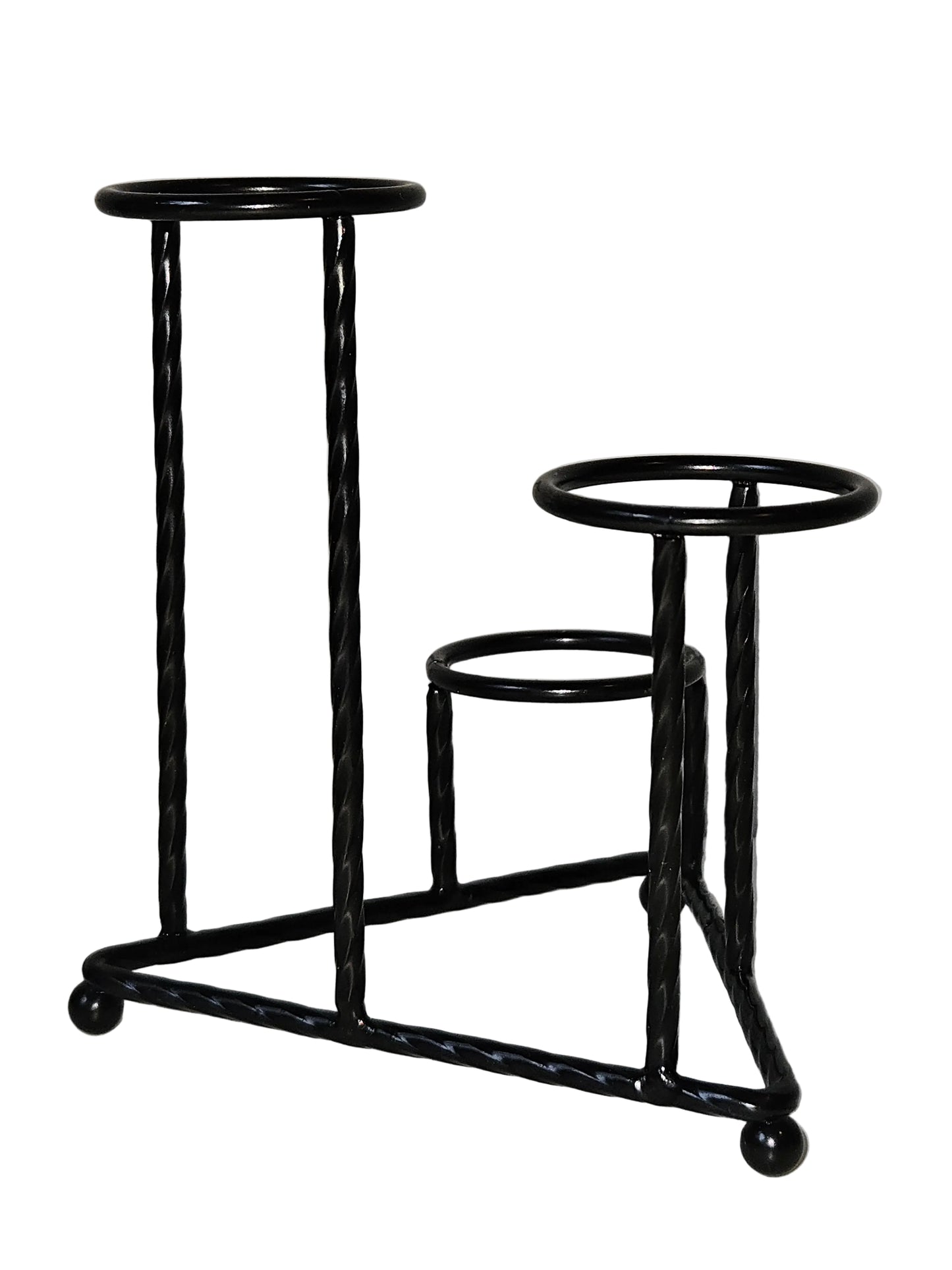 3-Eck-Zwiebelhalter Schwarz
