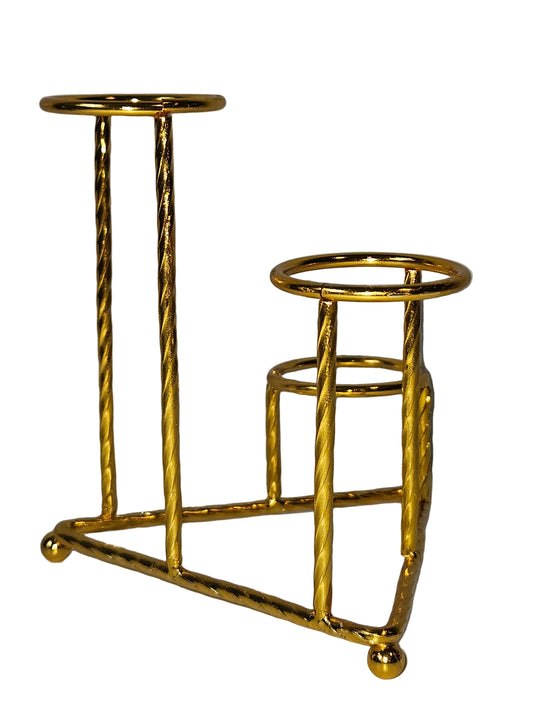 3-hoek bollenhouder Goud