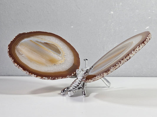 Agaat vlinder zilver nr1