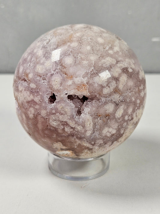 Roze amethist bol 338 gram