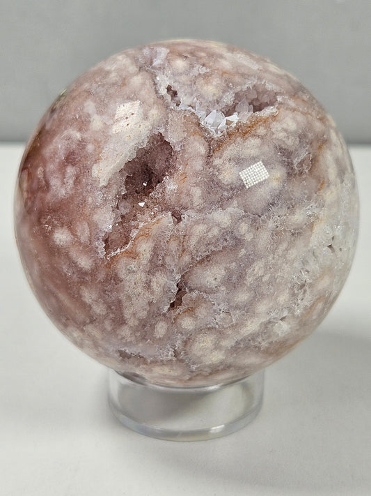 Roze amethist bol 338 gram