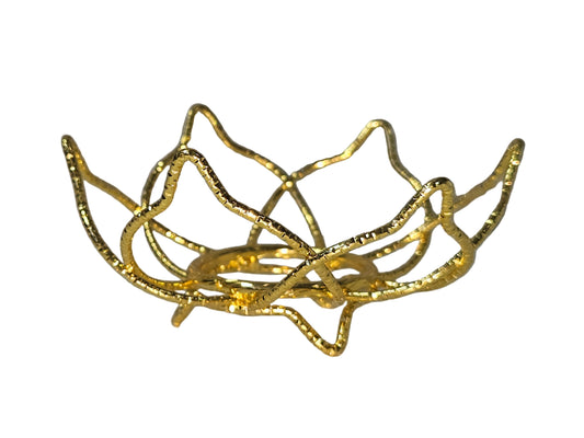 Lotus bolhouder goud