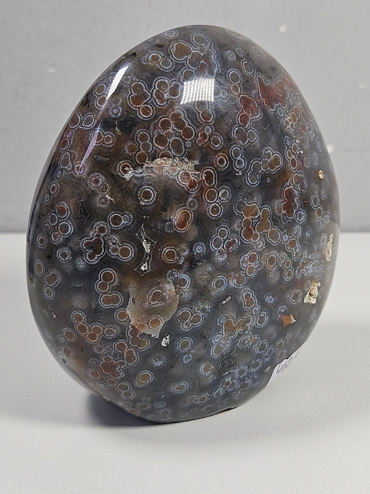 Oceaan jaspis sculptuur 462 gram