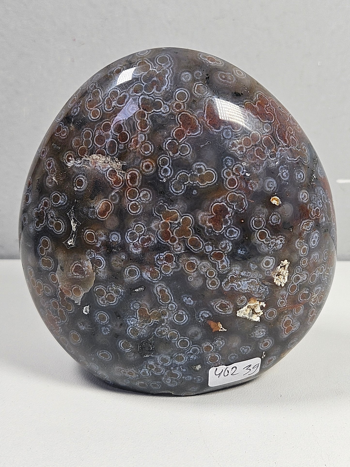 Oceaan jaspis sculptuur 462 gram
