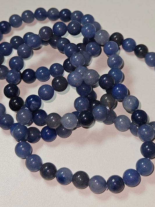 Blauwe aventurijn armband 8mm