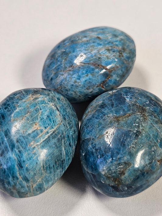 Blauwe apatiet zaksteen