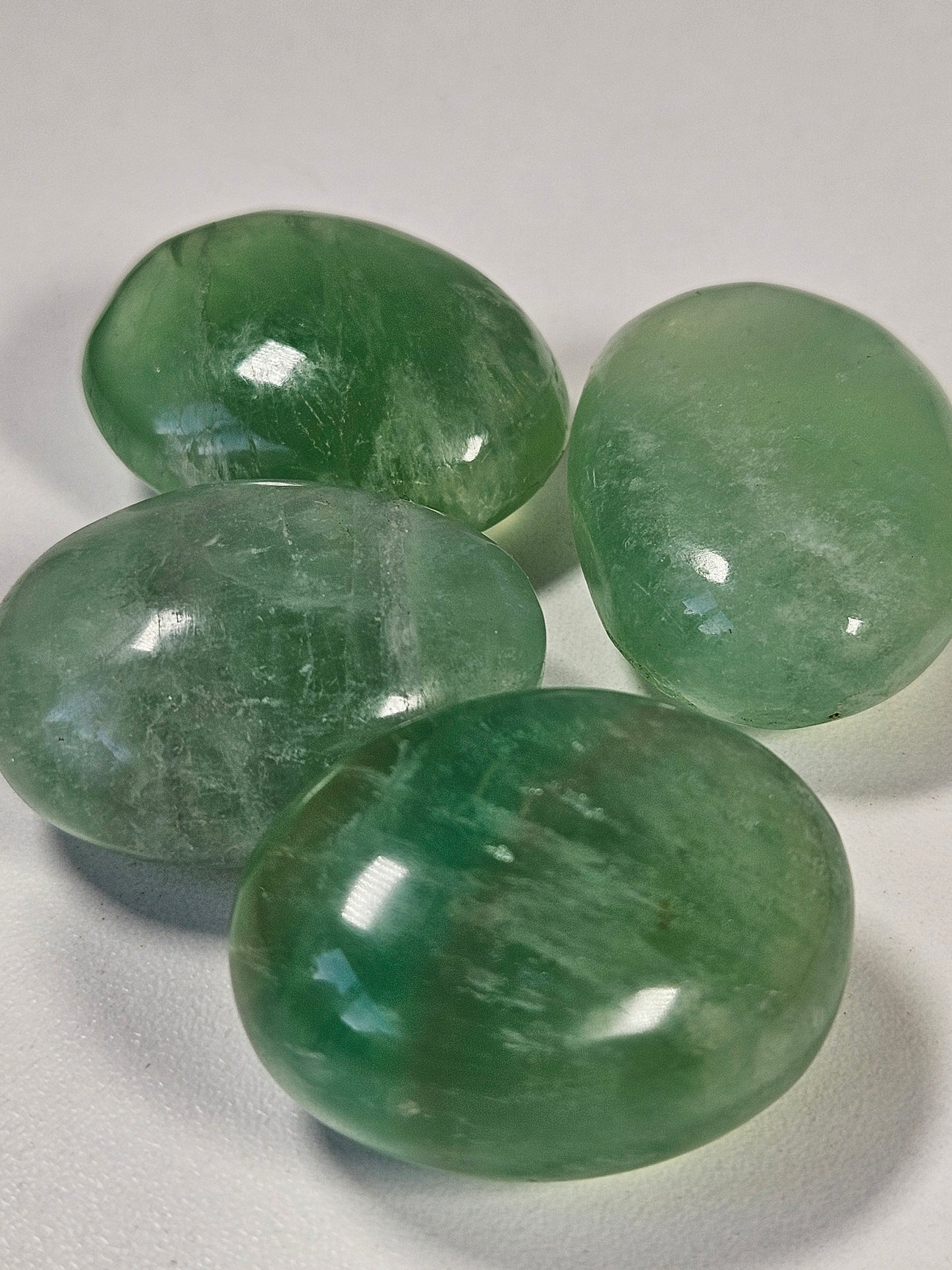 Groene fluoriet zaksteen