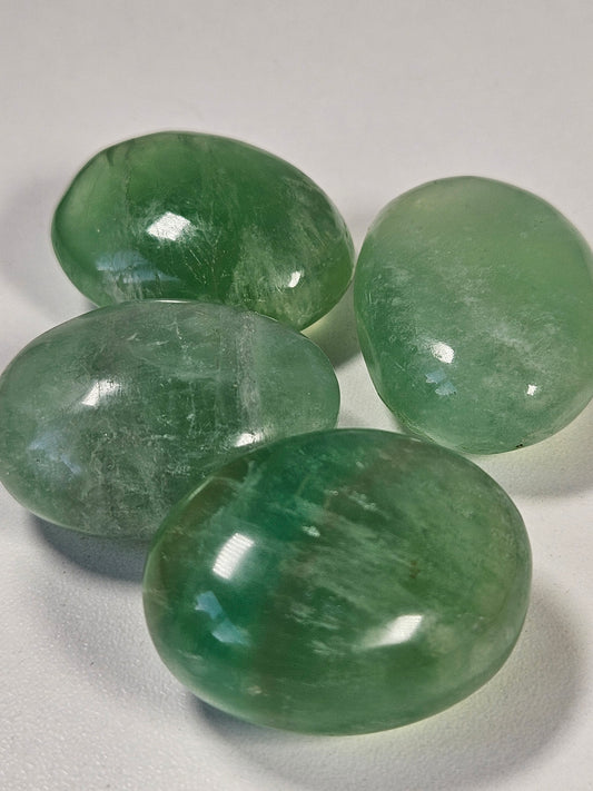 Groene fluoriet zaksteen