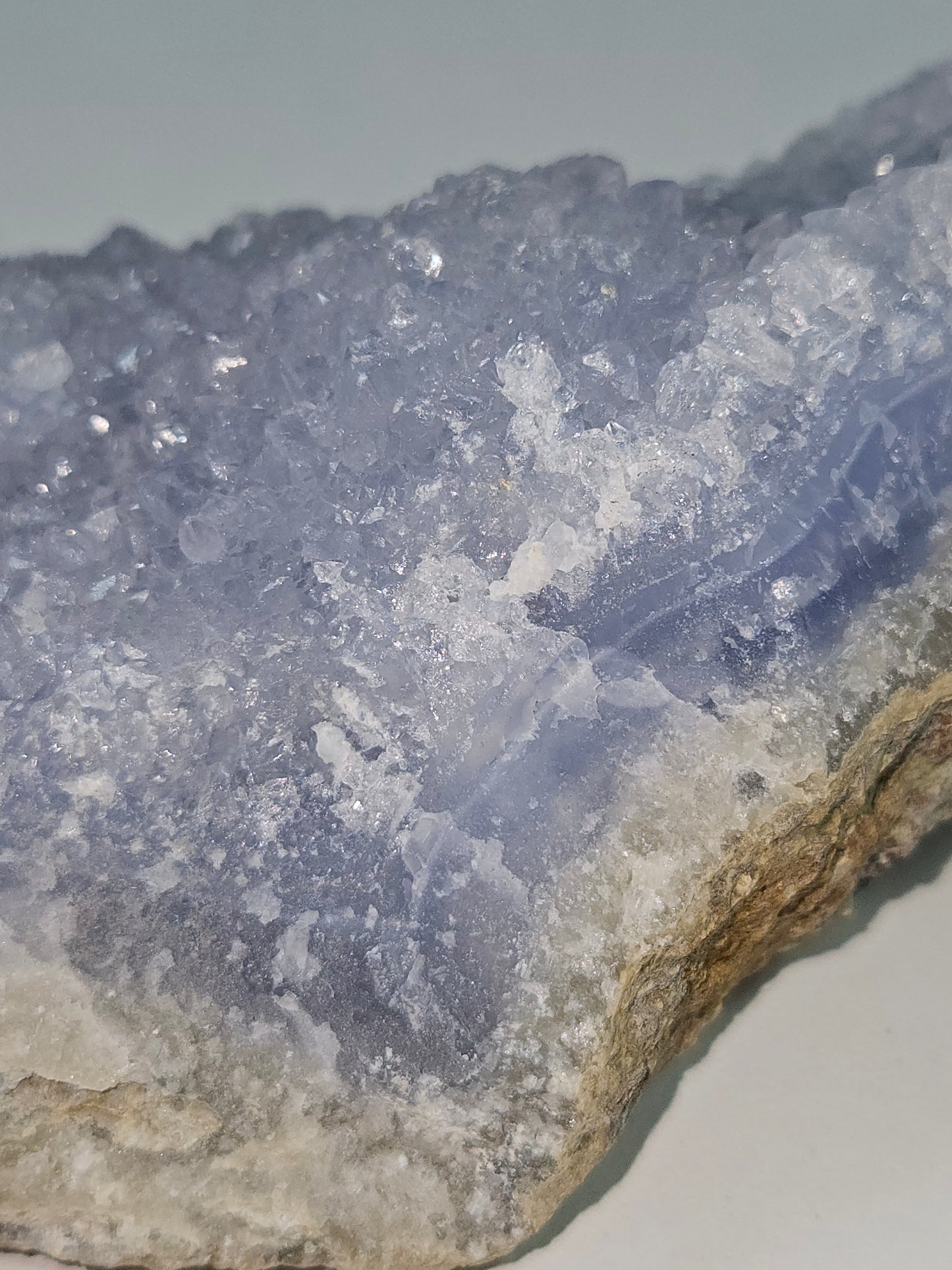Blue lace agaat 650 gram