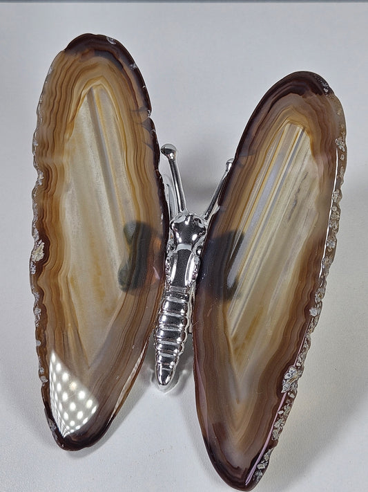 Agaat vlinder zilver nr3