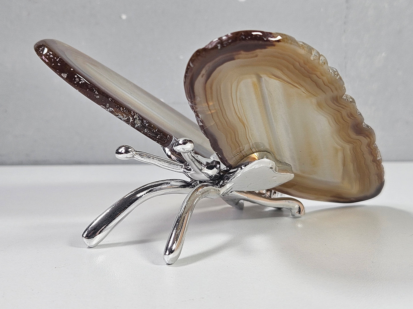 Agaat vlinder zilver nr3