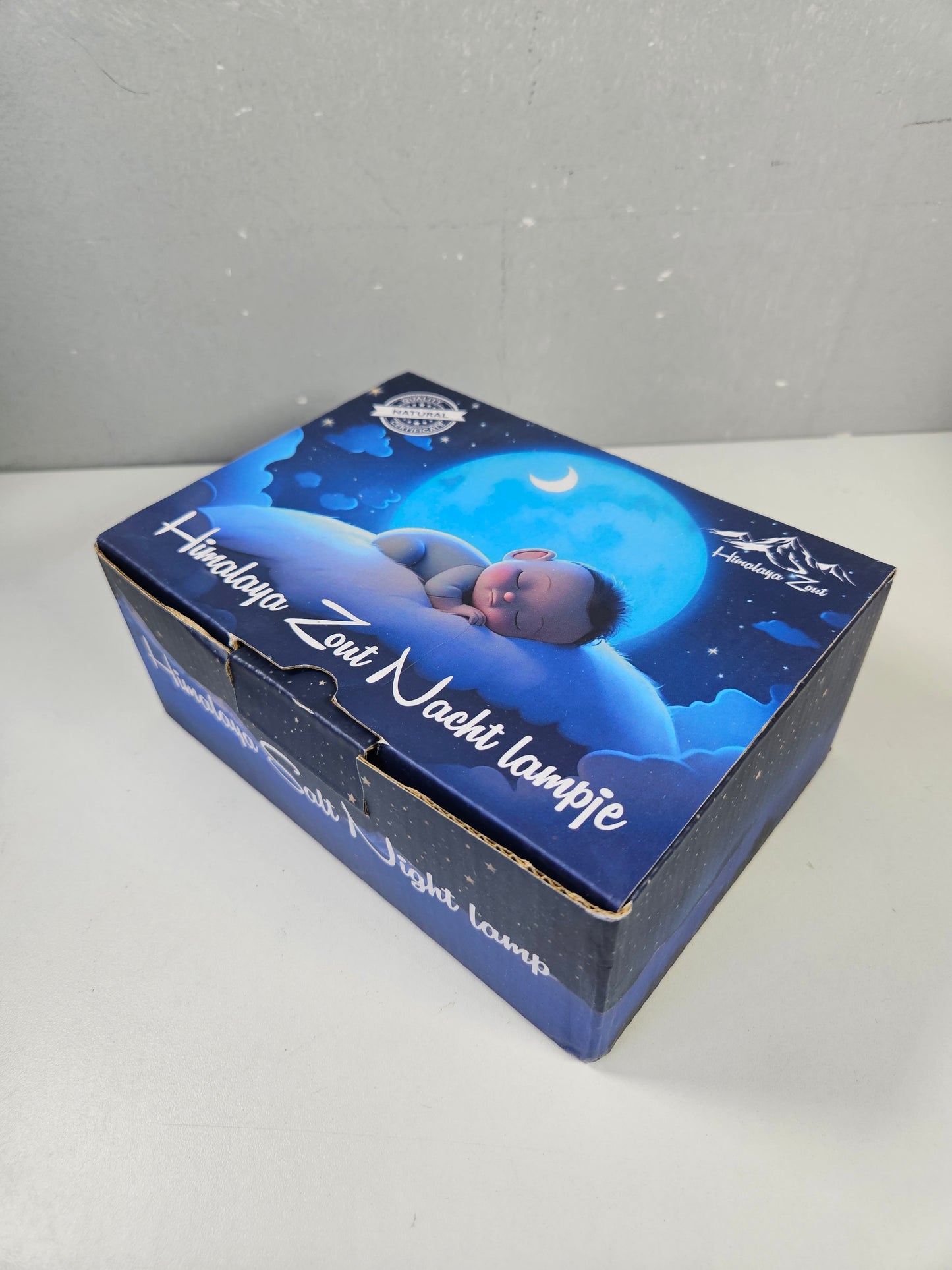 LED Zoutnachtlampje 3D Fee in de maan