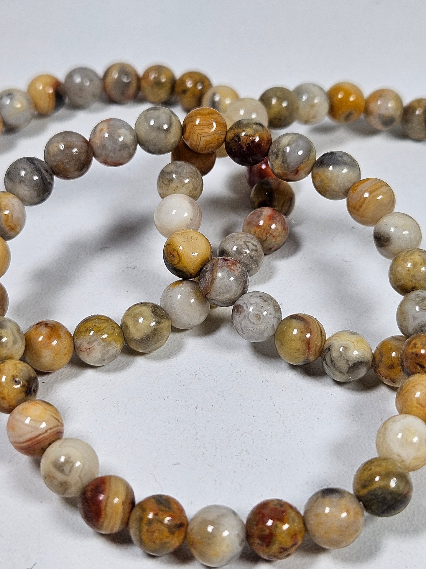 Crazy lace armband 6mm