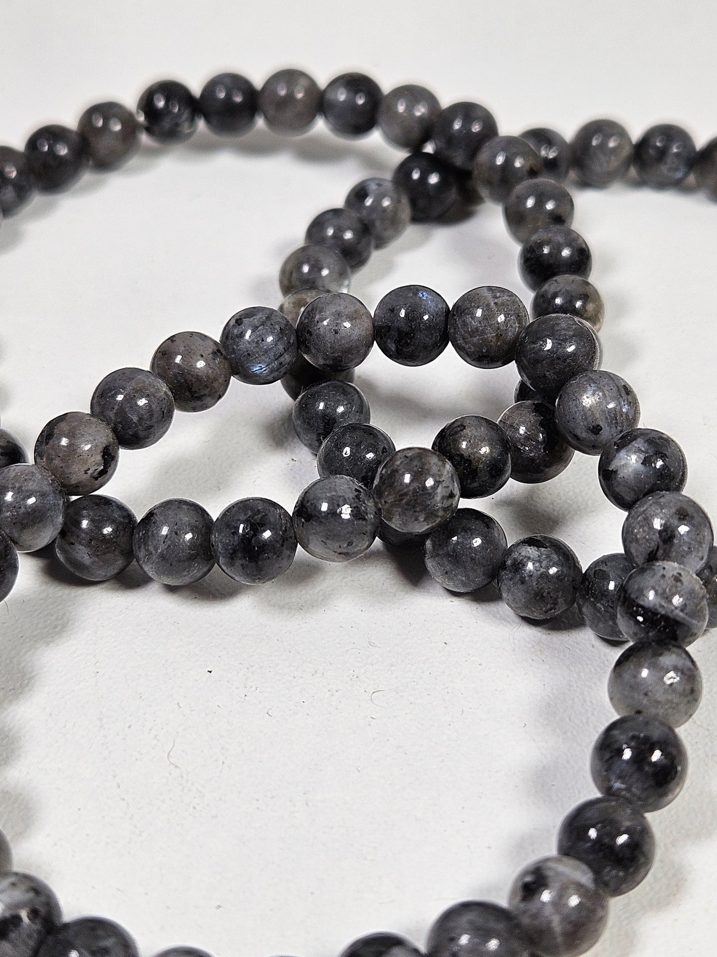 Larvikiet armband 6mm