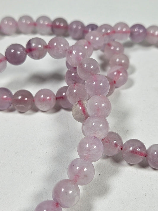 Lavendelkwarts armband 8mm