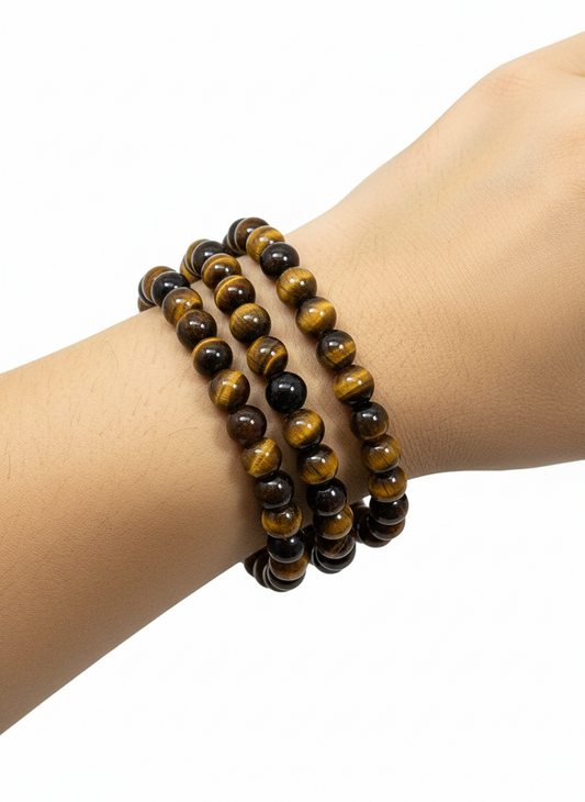 Tijgeroog armband 6mm