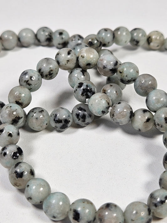 Kiwi jaspis armband 8mm
