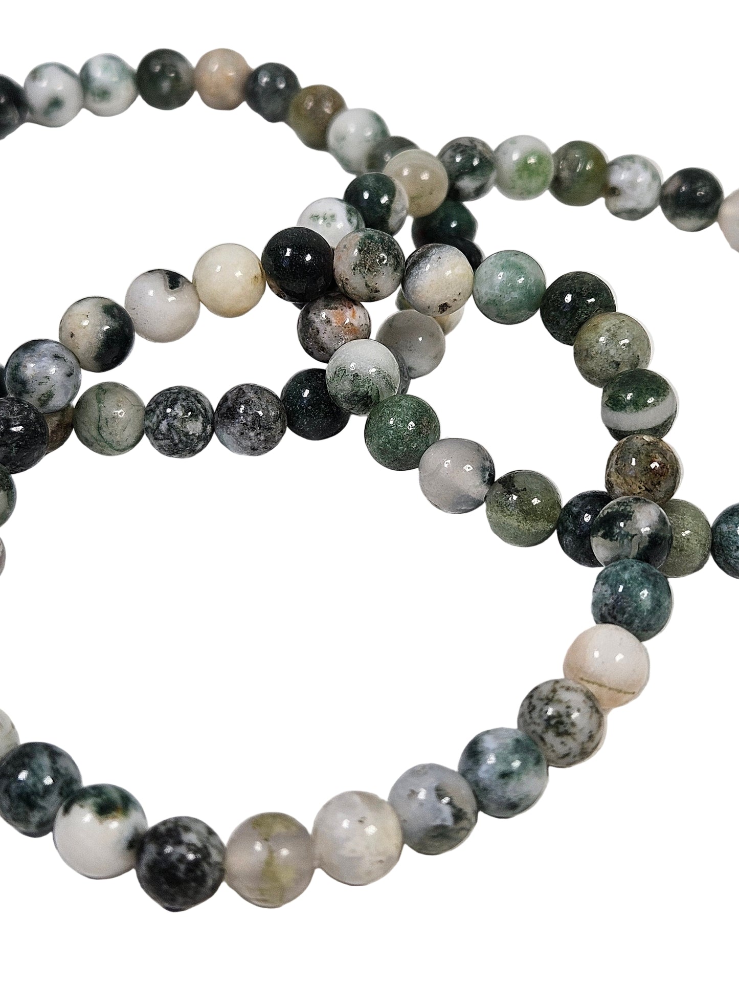 Moosachat-Armband 6mm