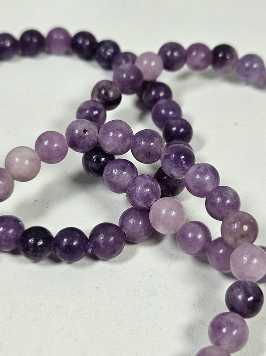 Lepidoliet armband 8mm