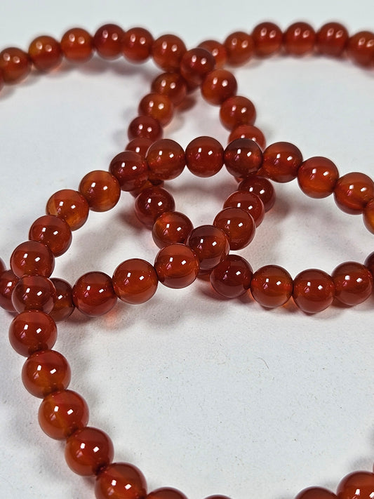 Carneool armband 6mm (rood)