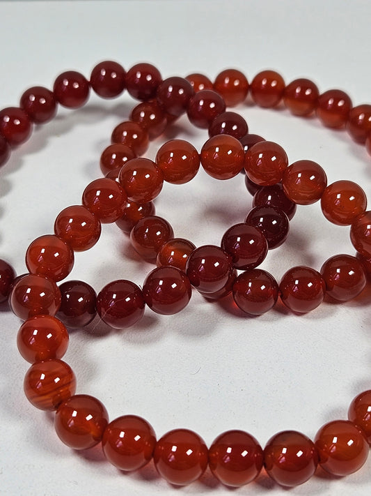 Carneool armband 8mm (rood)