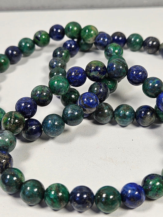 Azuriet/Malachiet armband 8mm