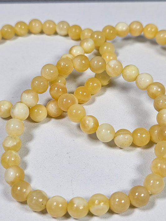 Honing calciet armband 6mm