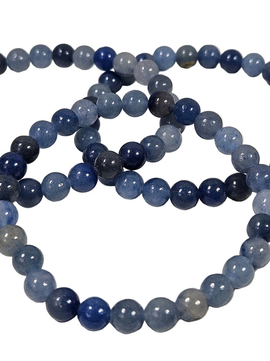 Blauwe aventurijn armband 6mm