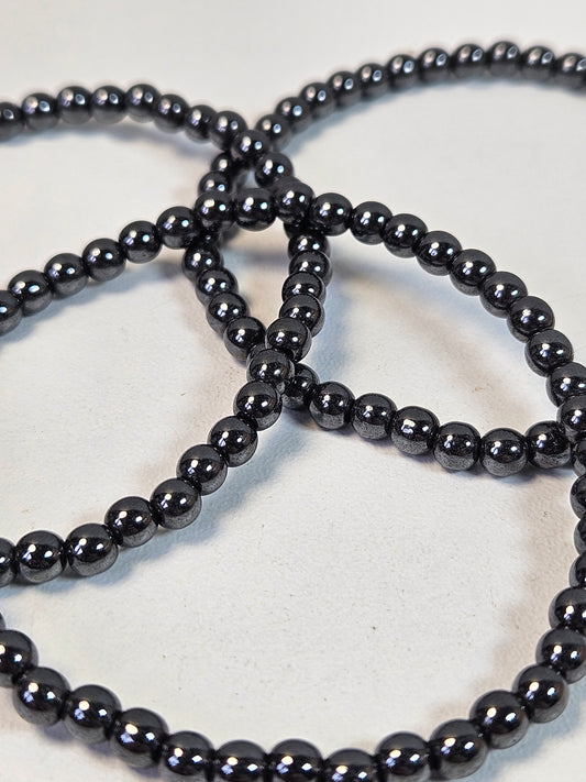 Hematiet armband 4mm