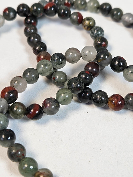 Afrikaanse bloedsteen armband 6mm