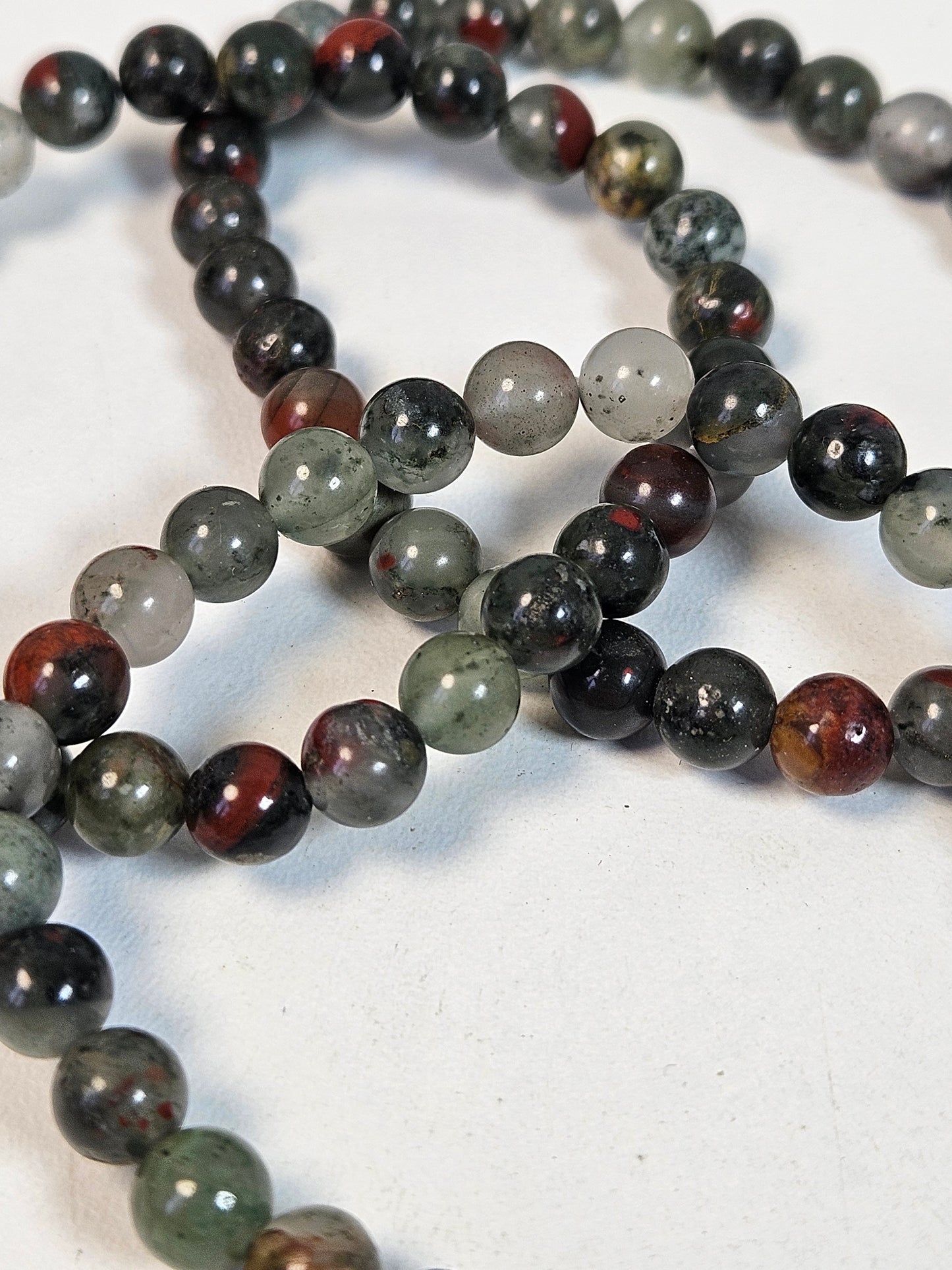 Afrikaanse bloedsteen armband 6mm