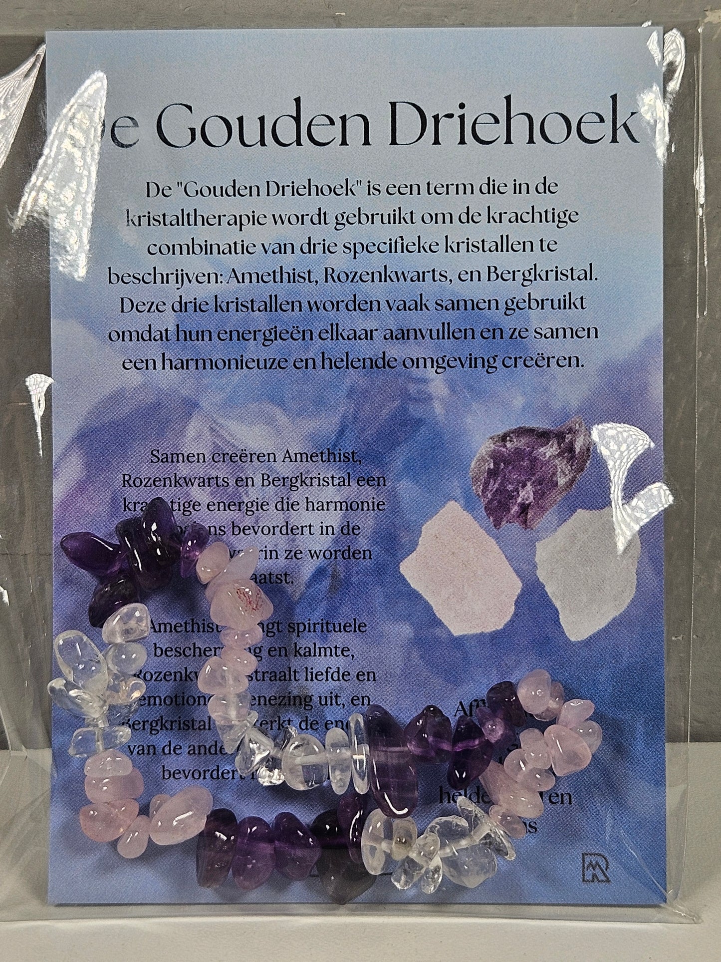 Cadeauzakje Gouden Driehoek splitarmband