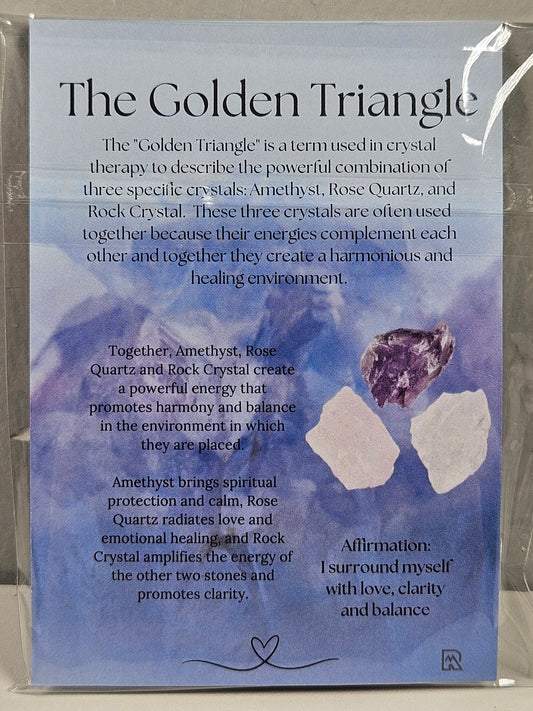 Cadeauzakje Gouden Driehoek splitarmband