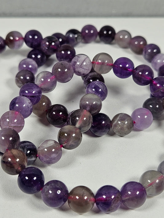 Amethist mix armband 8mm