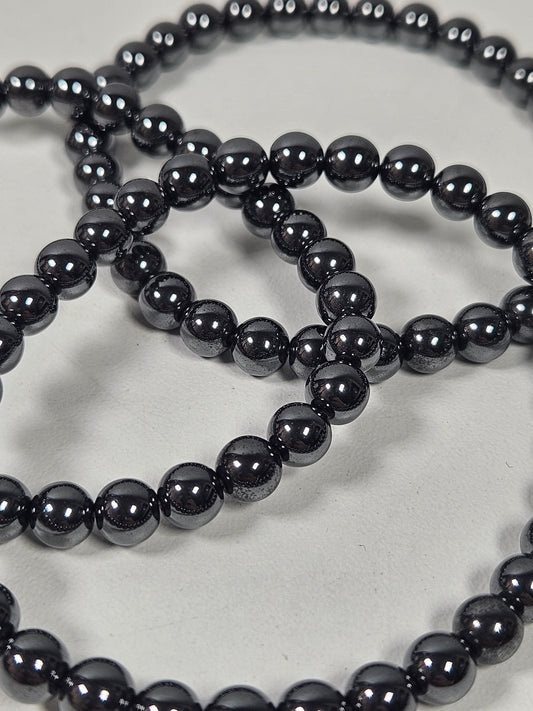 Hematiet armband 6mm