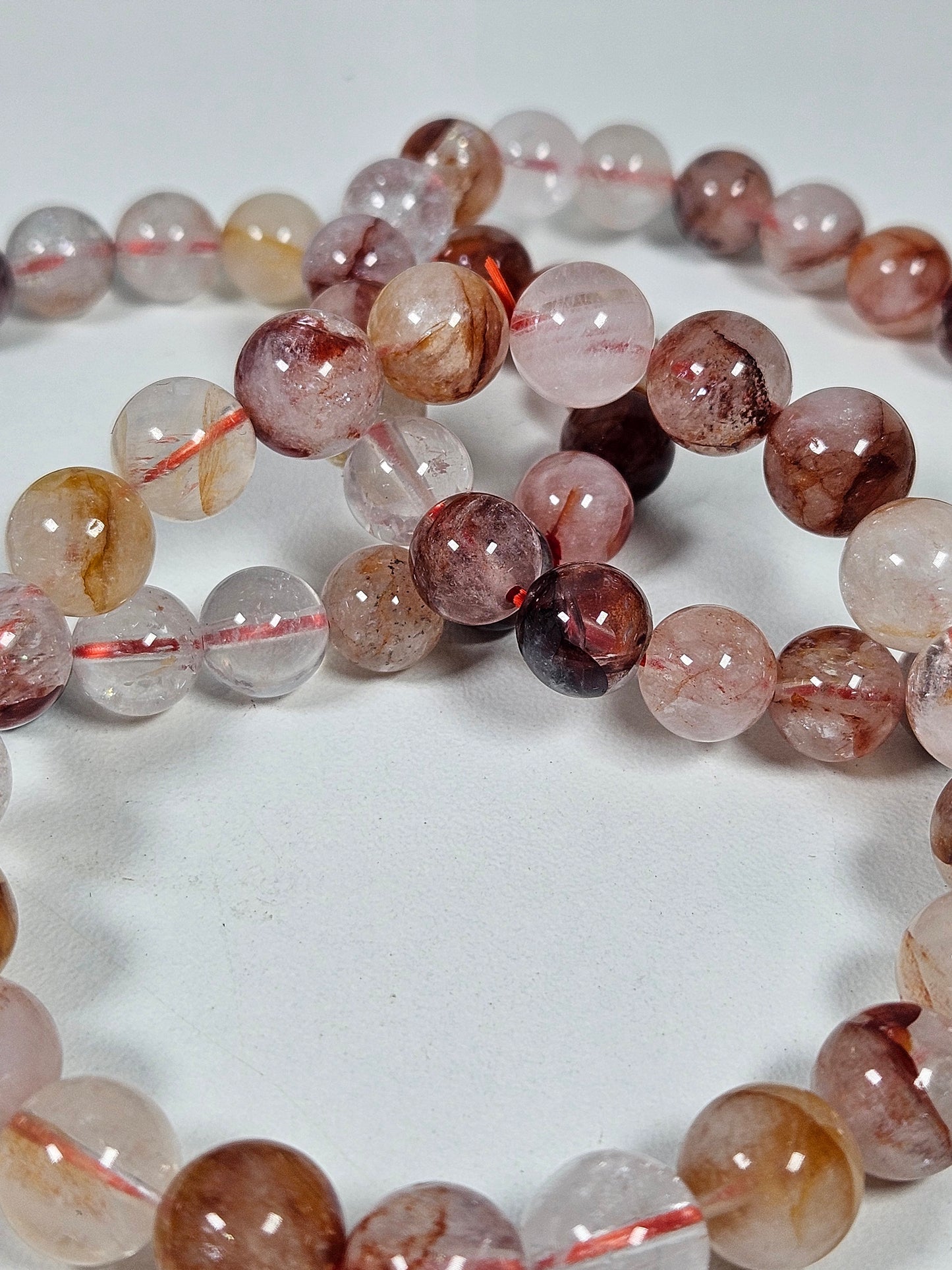 Vuurkwarts armband 8mm