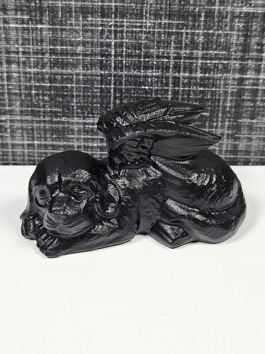 Zwarte obsidiaan gedenkhondje