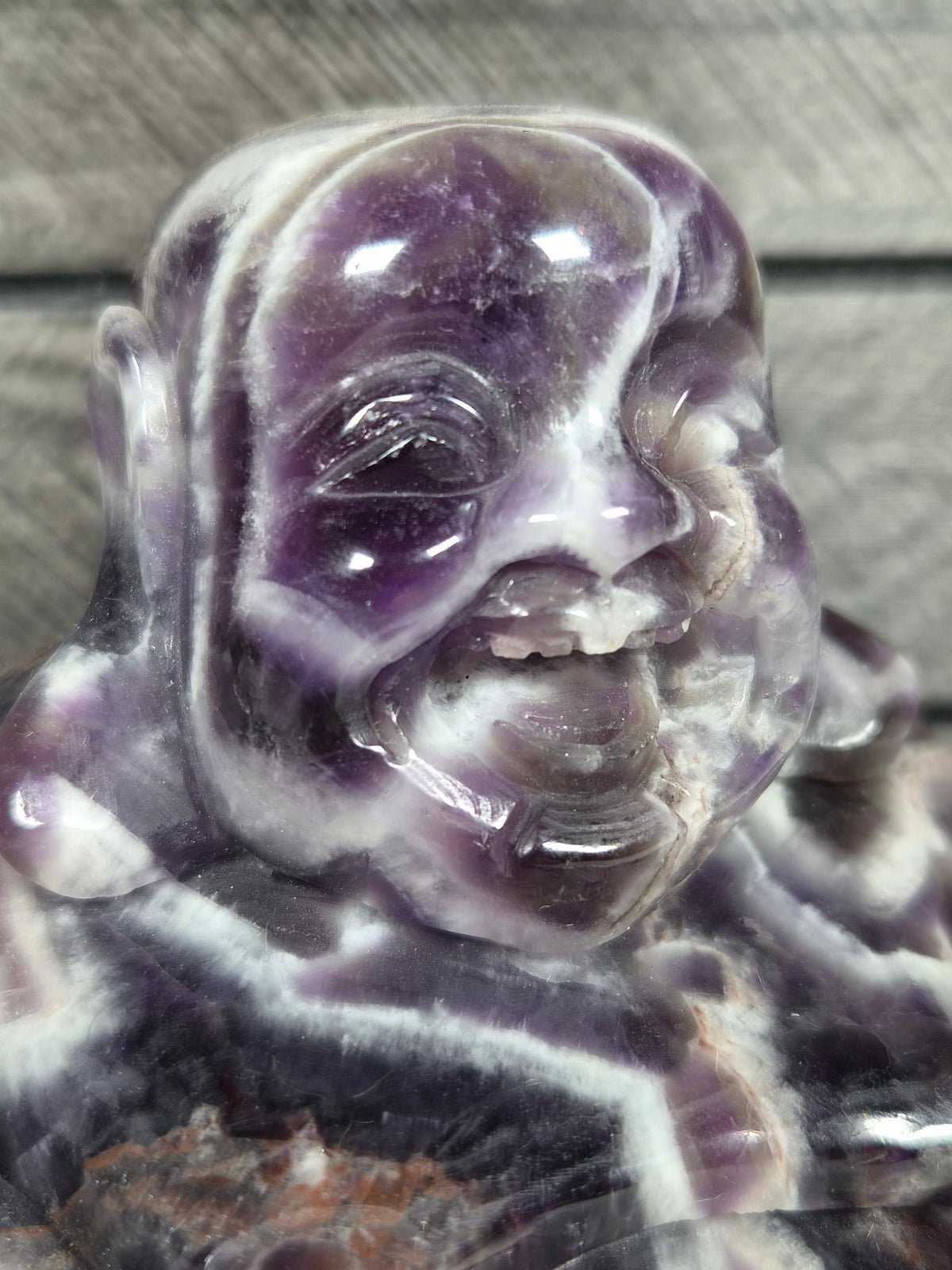 Dream Amethist Happy Buddha 950 gram