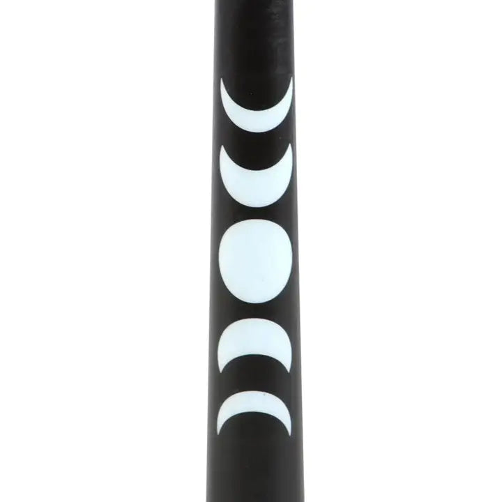 Moon Phase Zwart Dinerkaarsen set