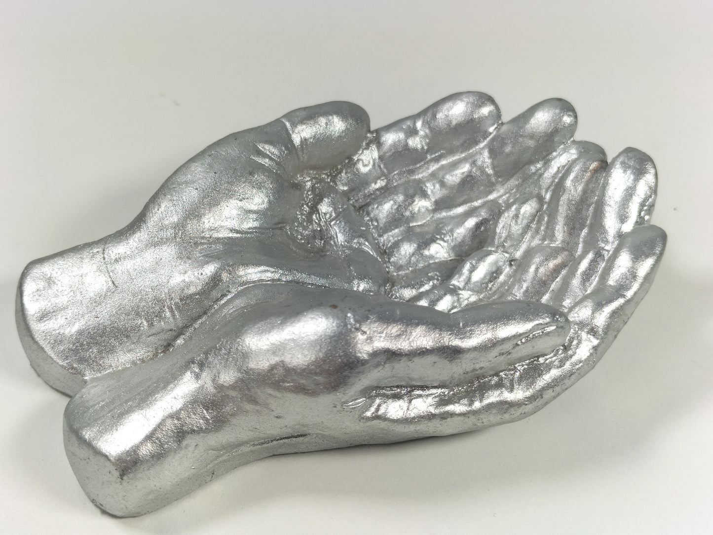 Handen zilver houder L