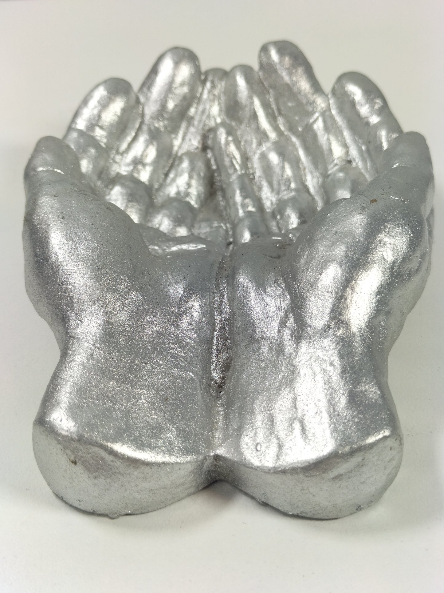 Handen zilver houder L