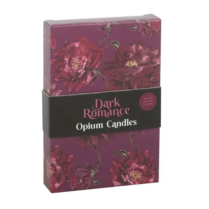 Dark Romance Opium Theelichtjes, Set van 6